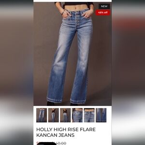 Kankan Holly high rise flare jeans 5